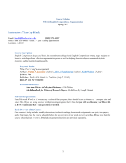 Syllabus - Linn-Benton Community College