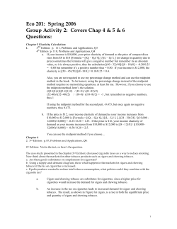 Group Activity 2 Key - Seattle Central College