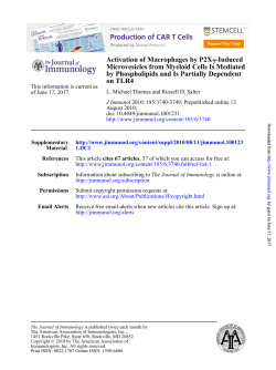 on TLR4 by Phospholipids and Is Partially Dependent Mediated