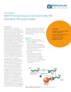 IMAP FP Kinase Assays on SpectraMax M5 Multi