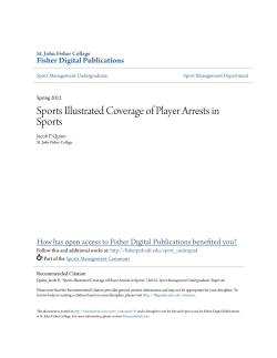 Sports Illustrated Coverage of Player Arrests in Sports