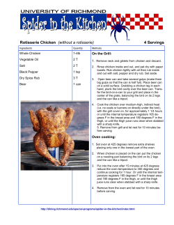 Rotisserie Chicken (without a rotisserie) 4 Servings