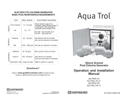Aq-trol-hp - Hayward Pools