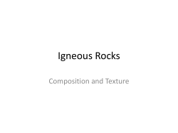 Igneous Rocks