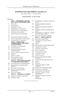 1 INTERPRETATION AND GENERAL CLAUSES ACT Act 33 of 1974