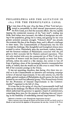 PHILADELPHIA AND THE AGITATION IN 1825 FOR THE