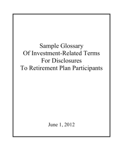 Investment Provider Acknowledgement of planwithease