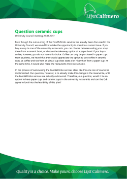 Question ceramic cups