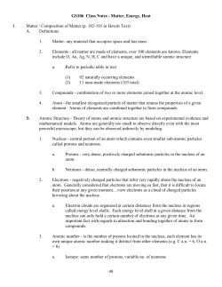 5. Matter, Energy, Heat