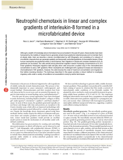 Neutrophil chemotaxis in linear and complex gradients