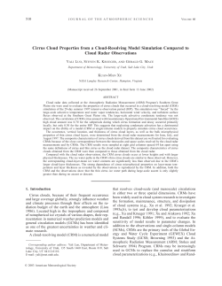 Cirrus Cloud Properties from a Cloud