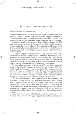 Historical Research Notes - Kent Archaeological Society