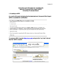 D-1 - University of Colorado Denver