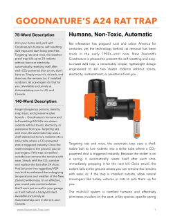 GOODNATURE`S A24 RAT TRAP