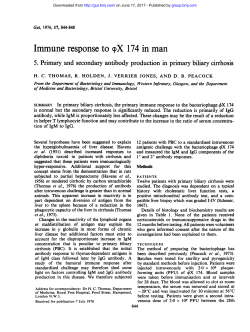 Immune response to q)X 174 in man 5. Primary and secondary