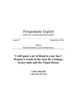 Postgraduate English - Durham University Community