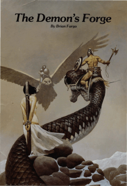The Demon`s Forge - Museum of Computer Adventure Game History
