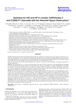 Searches for HCl and HF in comets 103P/Hartley 2 and C/2009 P1