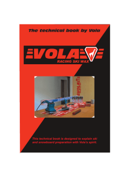 Vola Tech Manual - Reliable Racing Supply