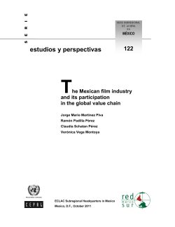 The Mexican film industry and its participation in the global