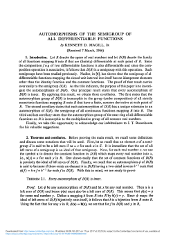 Automorphisms of the semigroup of all differentiable functions