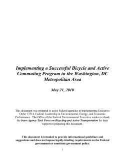 Implementing a Successful Bicycle and Active Commuting Program