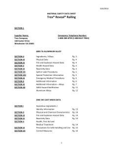 material safety data sheet