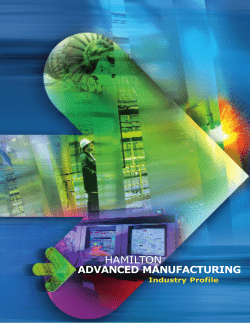 Hamilton Profiles - Advanced Manufacturing