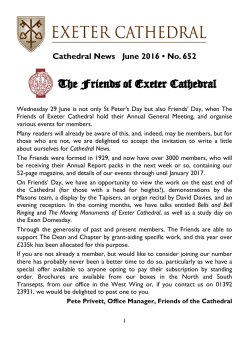 June 2016 Cathedral News