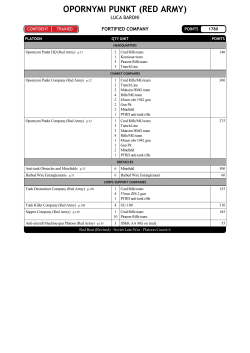 OPORNYMI PUNKT (RED ARMY)