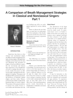 A Comparison of Breath Management Strategies in Classical and