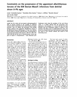 Constraints on the provenance of the uppermost allochthonous