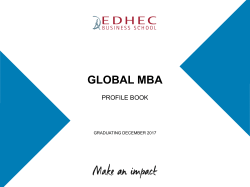 Profile Book Graduating December 2017