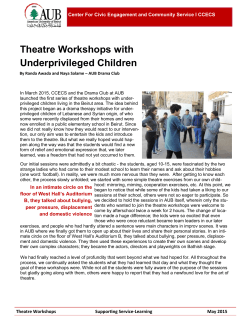 Theatre in the Community