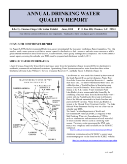 annual drinking water quality report