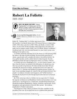 Robert La Follette - Celina City Schools