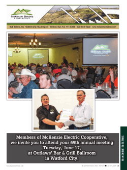 June 2014 - McKenzie Electric Cooperative