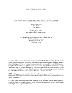 Estimating the Market-Perceived Monetary Policy Rule