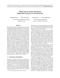 Mining Your Ps and Qs: Detection of Widespread