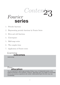 Periodic functions