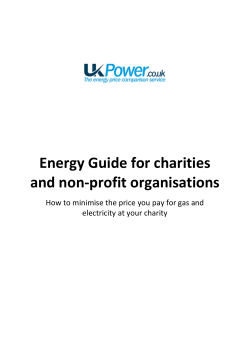 Energy Guide for charities and non-profit