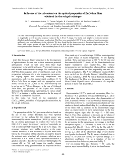 Influence of the Al content on the optical properties of