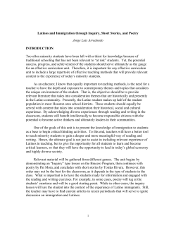 Latinos and Immigration by Jorge Arredondo
