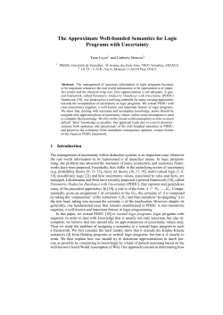 The Approximate Well-founded Semantics for
