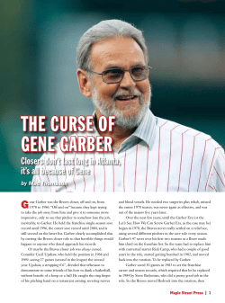 The Curse Of Gene GArber