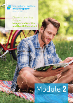 Module 2 - International Institute of Naturopathy
