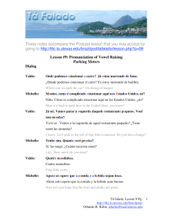 These notes accompany the Podcast lesson that you may access by