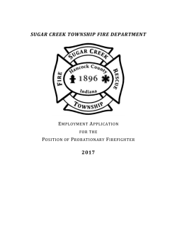 SUGAR CREEK TOWNSHIP FIRE DEPARTMENT