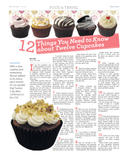 12Things You Need to Know about Twelve Cupcakes
