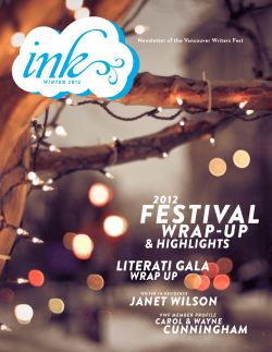 lITERaTI Gala - Vancouver Writers Fest